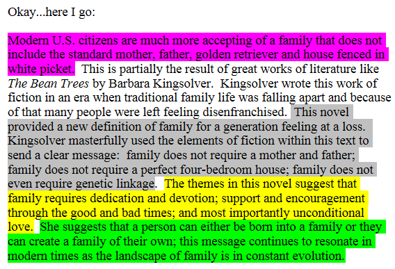 FREE The Bean Trees Essay