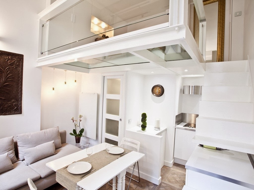 Apartment Of 25m2 In The Center Of Paris With Interesting Mezzanine