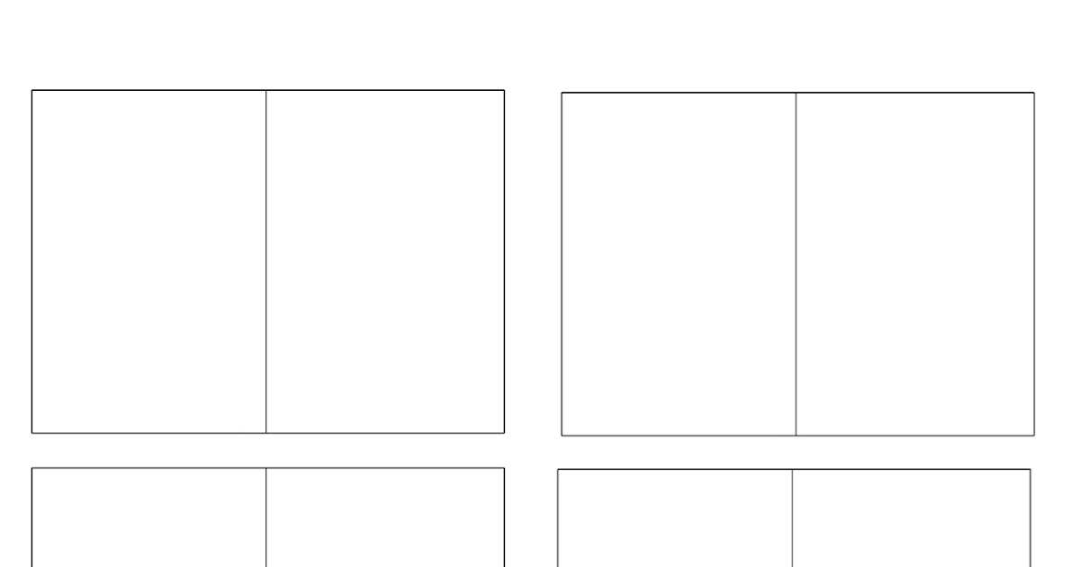 Fox In Socks: Thumbnail Sketches Template