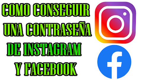 😉😉COMO CONSEGUIR UNA CONTRASEÑA DE INSTAGRAM Y FACEBOOK CON ESTA INCRIBLE APP GRATIS FUNCIONA 😉😉