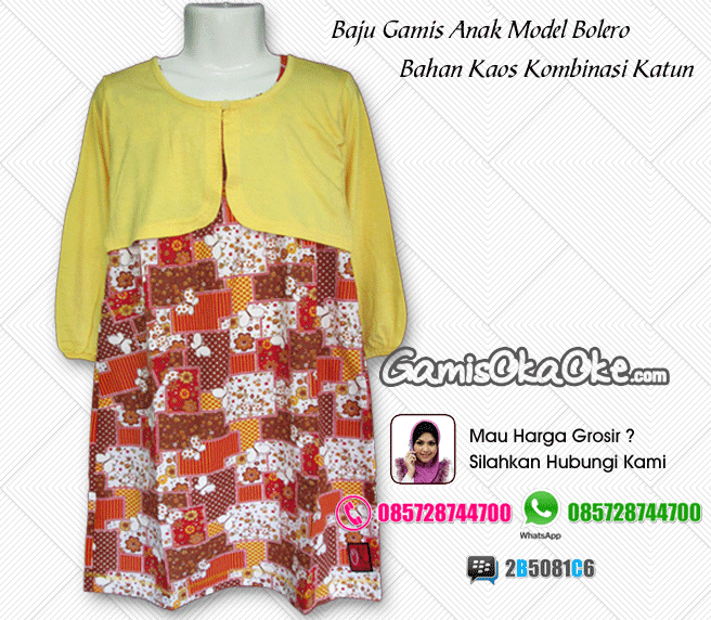 Grosir Baju Gamis Anak Remaja Perempuan Terbaru Bahan Kaos 