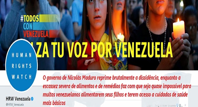 Solidariedade com o povo venezuelano - #TodosConVenezuela - HRW