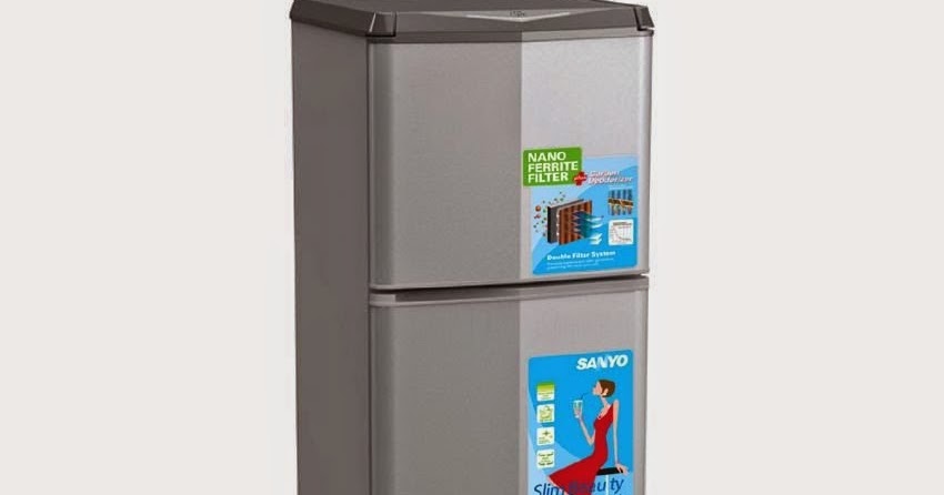 Sanyo Refrigerator - Kulkas 2 Pintu SRD235NSB - Silver