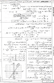 نموذج 2 تفاضل وتكامل ثالث ثانوي اليمن - نماذج اختبارات ثالث ثانوي اليمن 