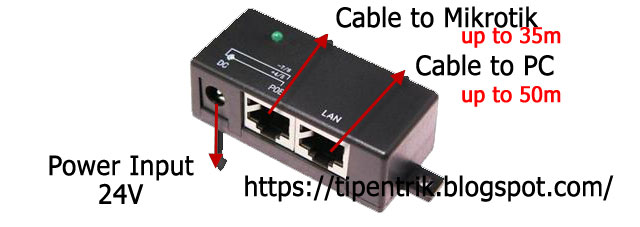 What is the Maximum Distance for UTP Cable PoE Mikrotik?