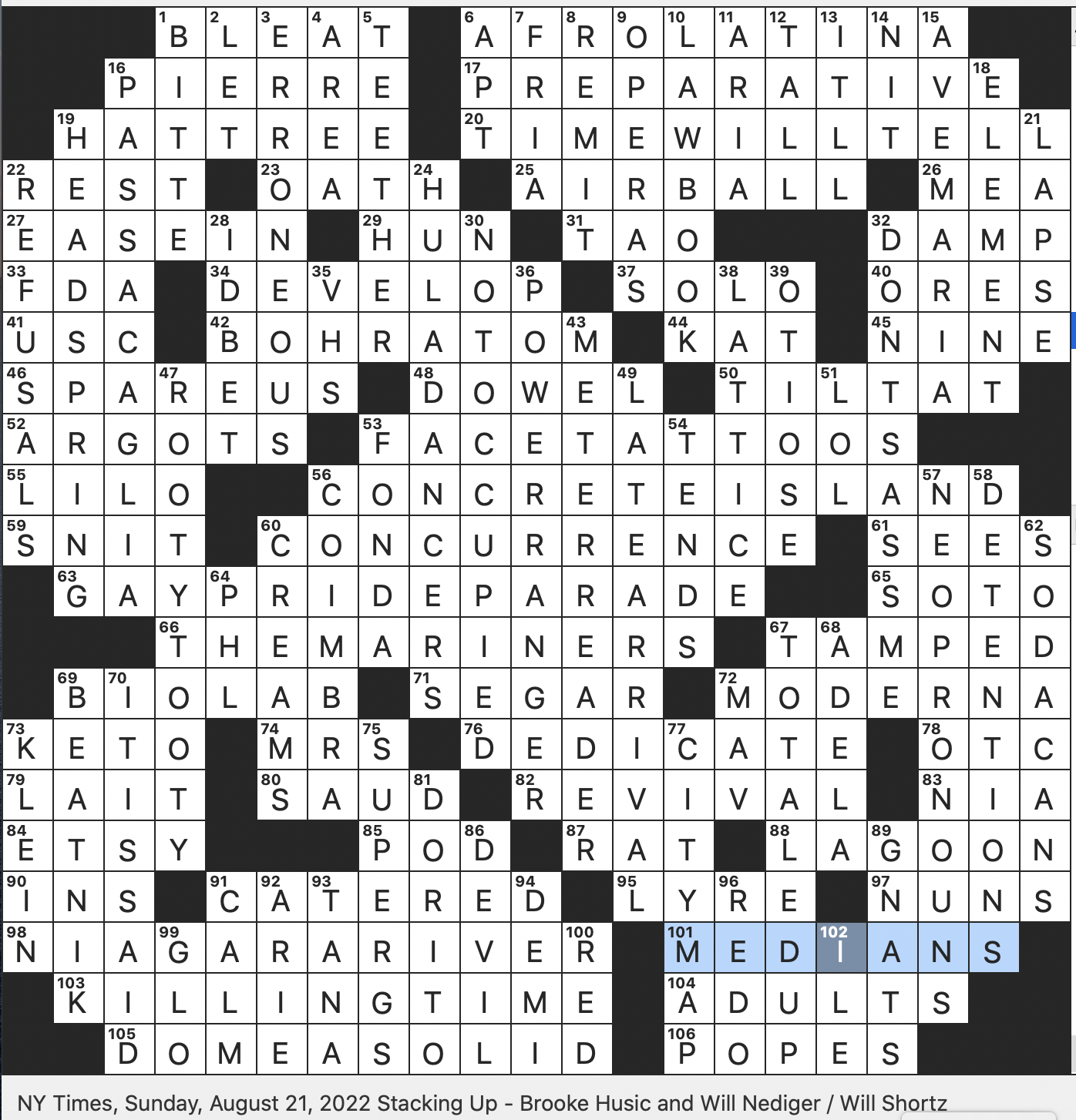 Rex Parker Does the NYT Crossword Puzzle: Rock subgenre named for its vocal  aesthetic / SUN 1-30-22 / Heavy metal's prince of darkness / Frothy coffee  invented in Greece / Still da