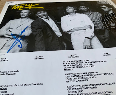 Time UK album signed by Rick Buckler