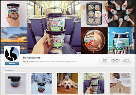 Ben & Jerry's Instagram profile