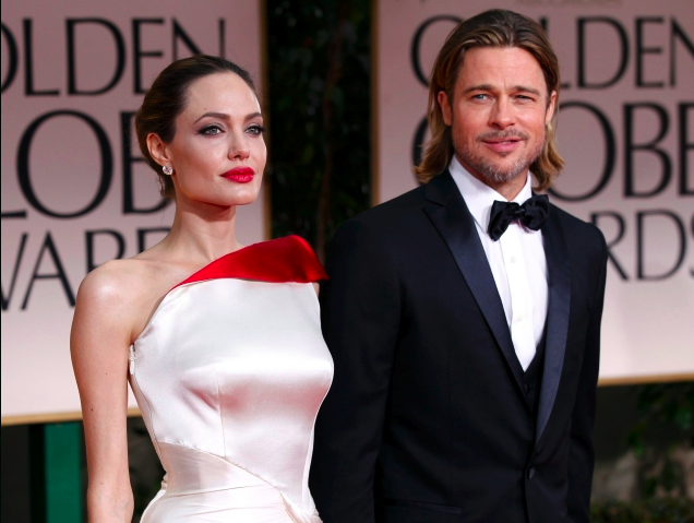 screen chemistry with Brad Pitt ignites rumors about his love life Angelina Jolie's on-screen chemistry with Brad Pitt ignites rumors about his love life