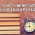 How to memorize new vocabulary faster: BEST TIP