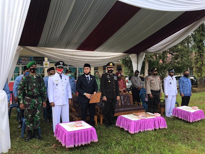 Anggota Dewan Termuda Pasbar Muhammad Guntara, Didaulat Bacakan Teks Proklamasi di Kecamatan Ranah Batahan