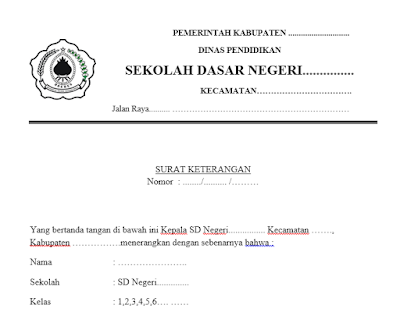 Download Contoh SK pengambilan BSM Terbaru 