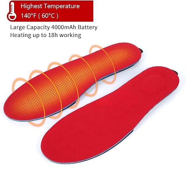 Heated Insoles Rechargeable Foot Warmers 