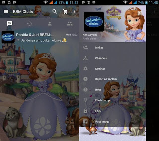 BBM Mod Sofia The First v2.11.0.18 Apk