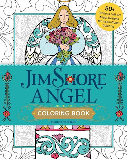 jim shore angel coloring book cover