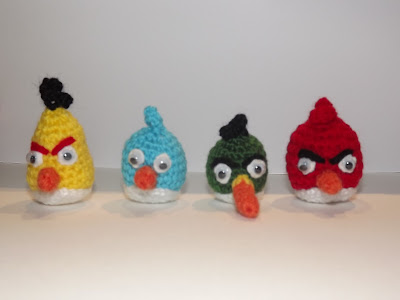 mini angry birds amigurumi