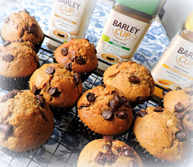 Barley Cup & Chocolate Chip Muffins