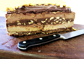 Raw Double Fudge Chocolate Brownie Cheesecake - Dessert Recipes