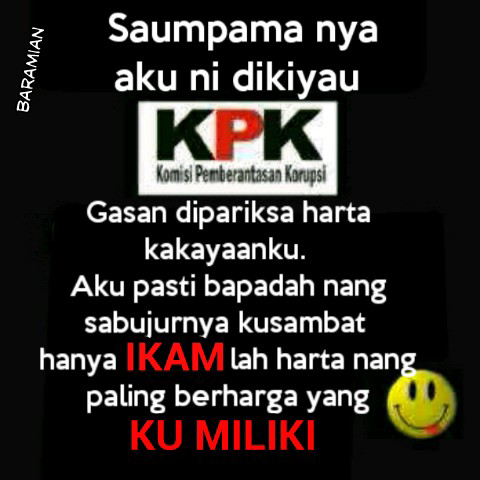 Kumpulan DP BBM Lucu Bahasa Banjar ~ Ian bLink