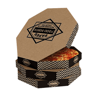 Octagon Shape Pizza Box