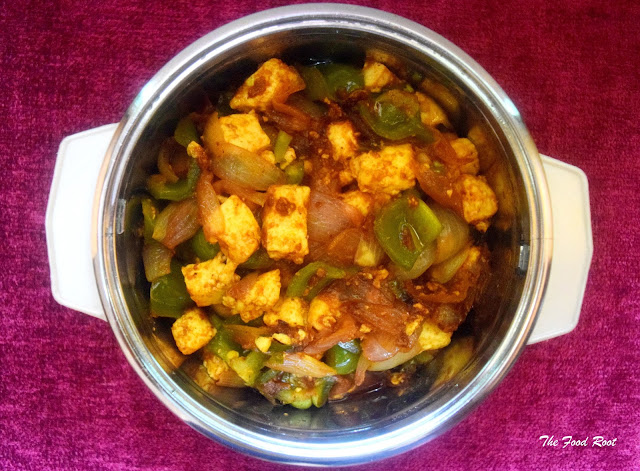 An Indo - Chinese dish that is inspired with Asian sauces using Indian ingredients, stir-fry peppers and paneer are one of my favorites.