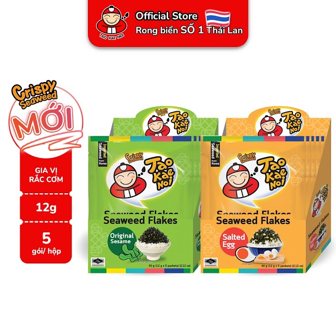 [ taokaenoi_official ] Gia Vị Rắc Cơm Rong Biển Furikake TaoKaeNoi 12g