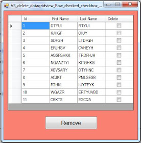 vb remove datagridview checked row