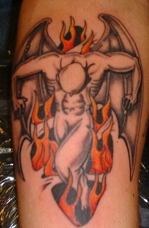 Fire and Flames Tattoo Pictures