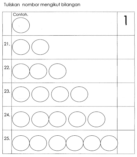 Bersuka ria di Prasekolah : Latihan Matematik