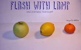 Avoid using the flash with food photography