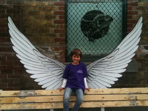 Publicis Mojo Auckland placed angel wings throughout the city in posters