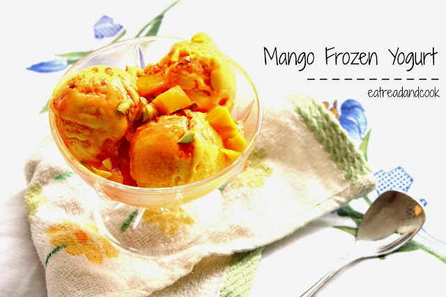 how to make Mango Frozen Yogurt