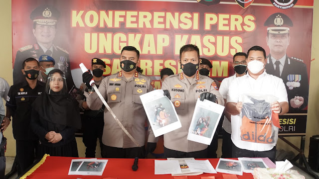 Dua Pelaku Begal Bersenjata Samurai di Krian Berhasil di Bekuk Polisi