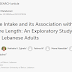 Ingestão de frutose e sua associação com o comprimento relativo dos telômeros: um estudo exploratório entre adultos libaneses saudáveis