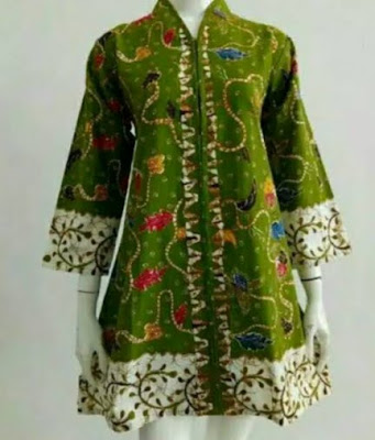 Model baju batik madura wanita modern