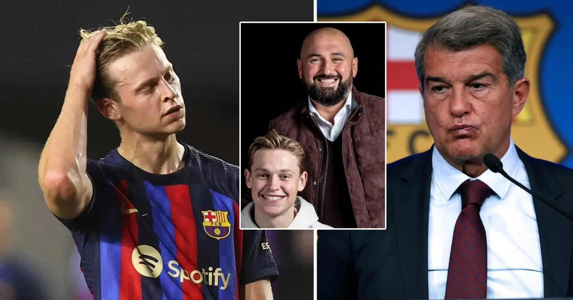 De Jong's agents pushing player to accept Barca exit but on one condition