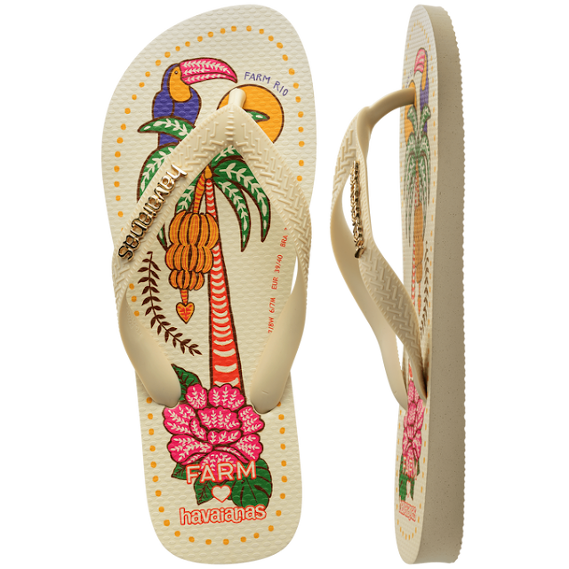 Chinelo havaianas farm nascer de verão