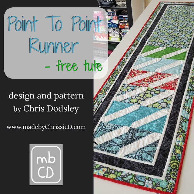 Point To Point Runner Tute by www.madebyChrissieD.com