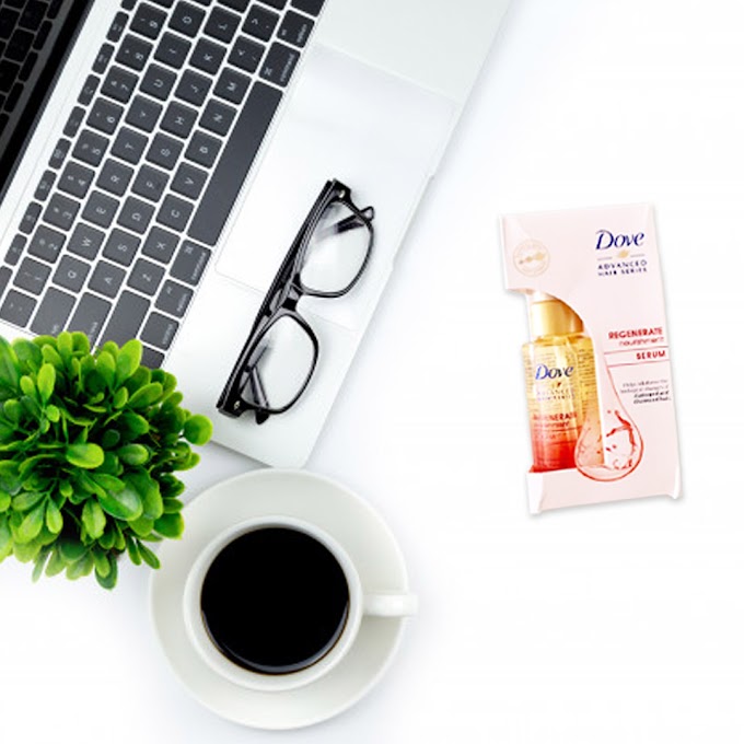 Dove Regenerate Nourishment Serum untuk rambut kekal sihat dan bersinar