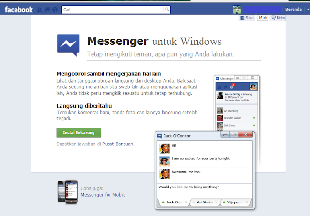 download facebook messenger