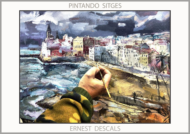 SITGES-PINTURA-PAISATGES-PINTANDO-PAISAJES-CATALUNYA-FOTOS-ARTISTA-PINTOR-ERNEST DESCALS-