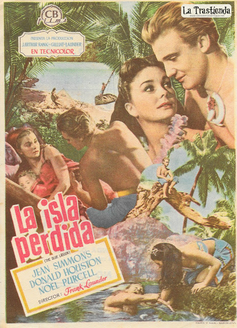 La Isla Perdida - Programa de Cine - Jean Simmons - Donald Houston