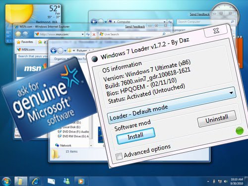 مدونة مهند ناصر تفعيل Windows 7 Ultimate وجعل النسخة اصلية Genuine