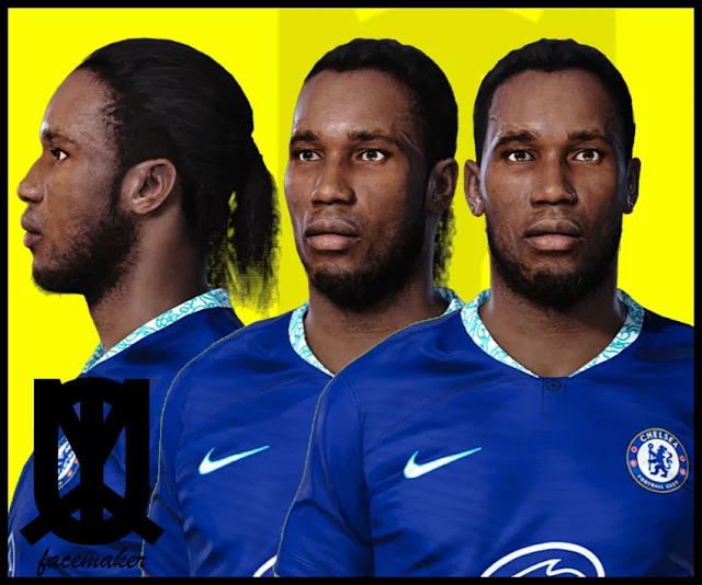 Didier Drogba Face For eFootball PES 2021