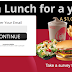 just submit your  E-mail And Win Lunch For Year 