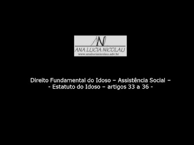 Direito Fundamental do Idoso – Assistência Social