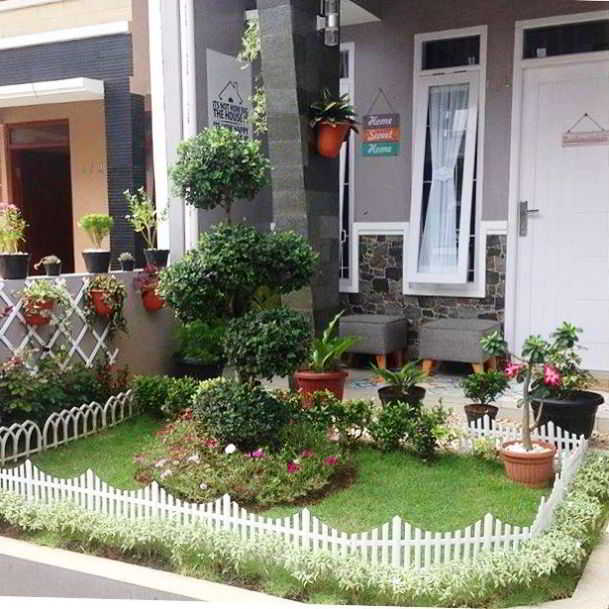 62 desain taman minimalis kreatif depan dalam dan 