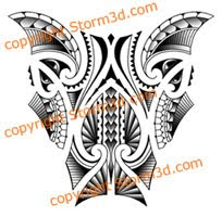 maori lower leg tattoos