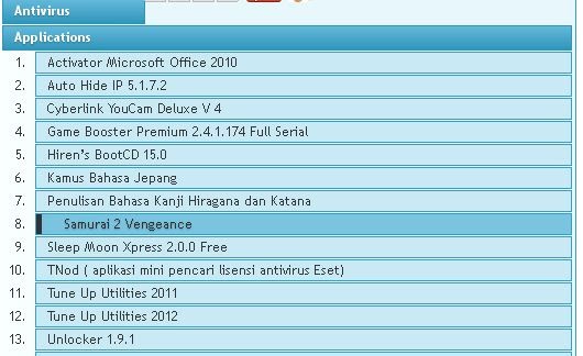 Membuat menu Daftar ISI lebih menarik ~ Berita Dan Info