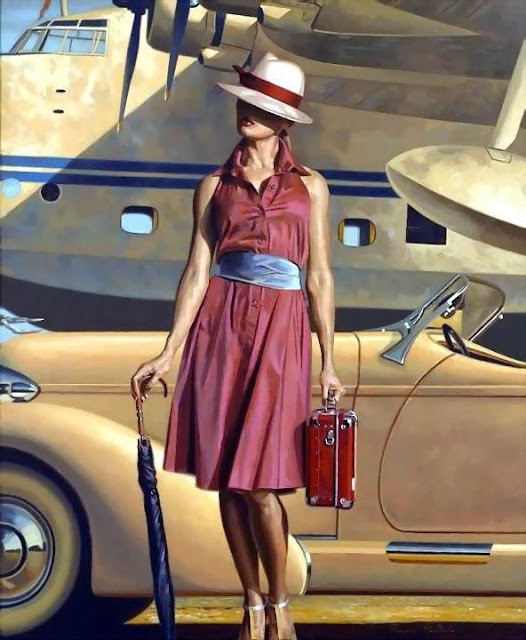 British Artist-"Peregrine Heathcote" 1973